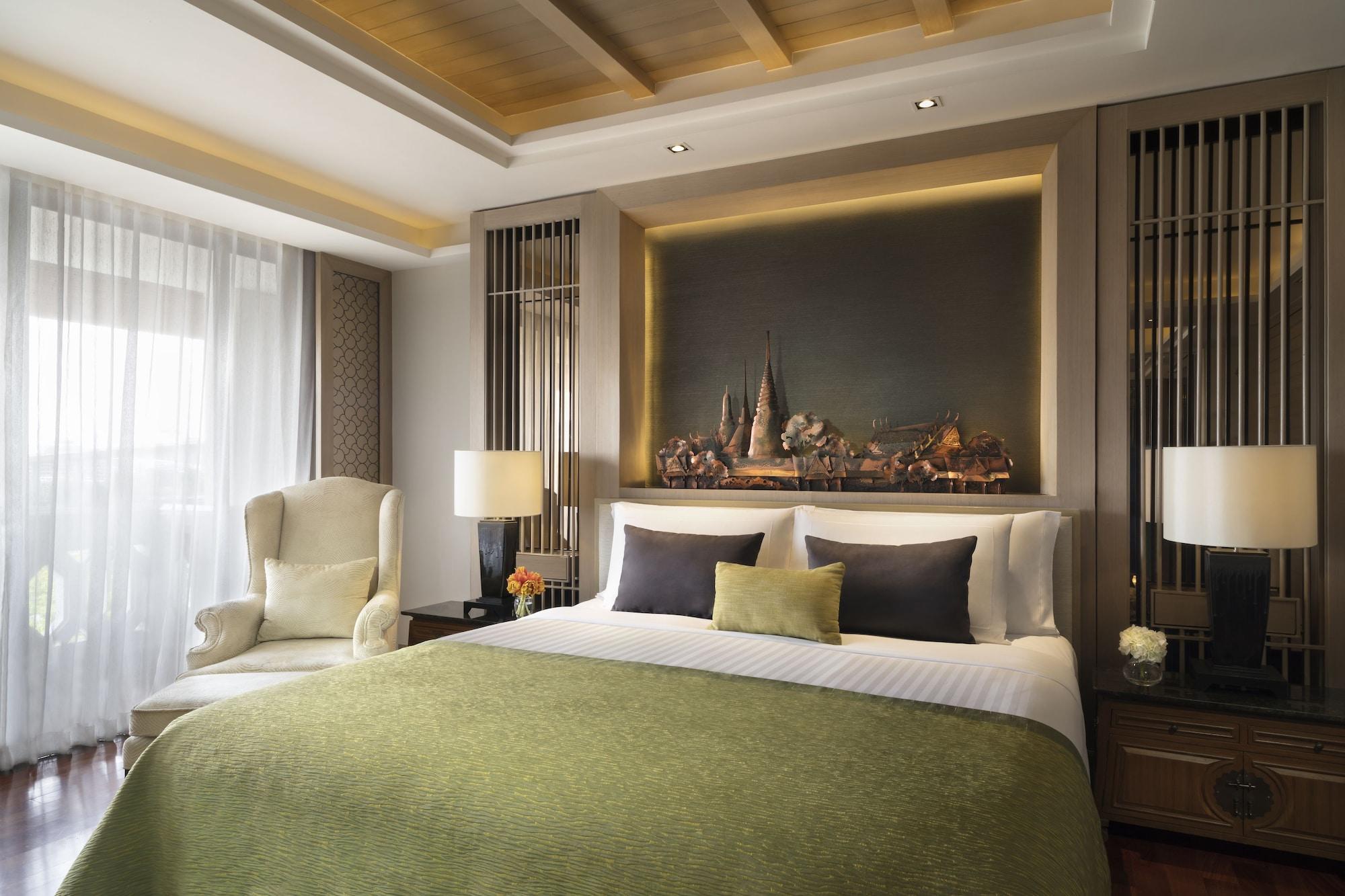 Anantara Riverside Bangkok Resort Dış mekan fotoğraf A bedroom at the hotel